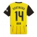Borussia Dortmund Maximilian Beier #14 Domácí Dres 2024-25 Krátkým Rukávem